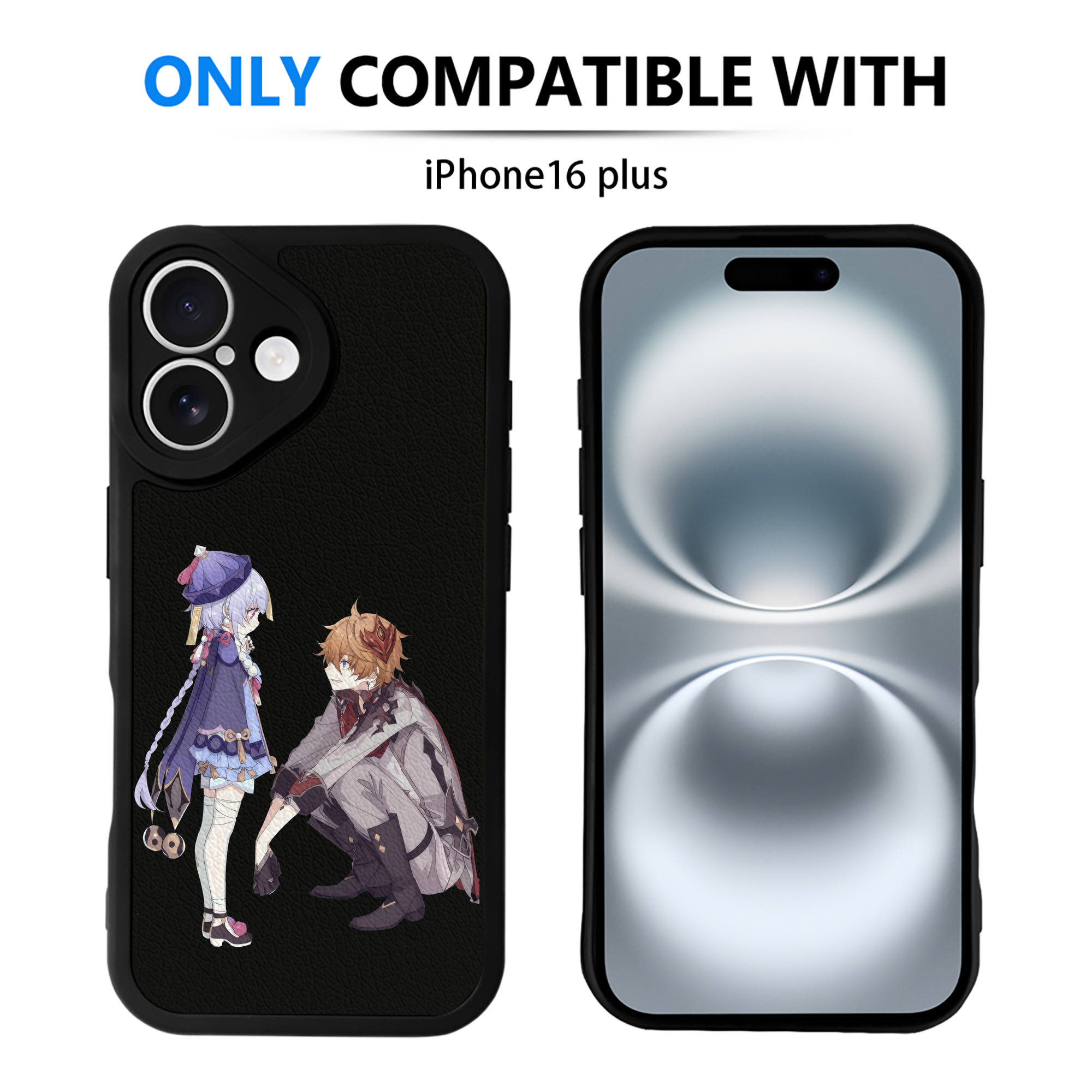 げんし神 七七 なな  genshin Nana 【iPhone 16シリーズ対応】シリコンスマホケース（レザー調） 材質：シリコン